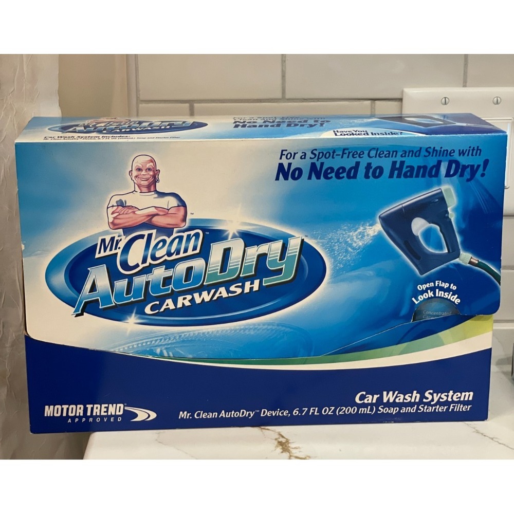 Mr. Clean‎ AutoDry Car Wash System Starter Kit Soap Filter Device New Old Stock